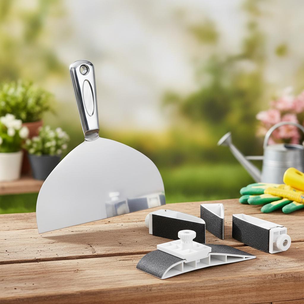 Putty Knife Taping Steel Hands Plaster Scraping Repairing Drywall Cleaning Spackle Paint Clamp