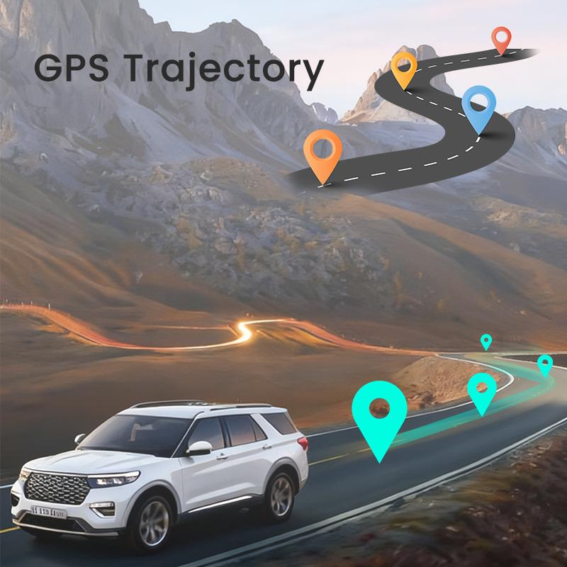 4K +4G 2Inch dashcam with dual lens record wifi gps tracking fit remote live video check on phone 12-24v power supply car camera