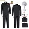 Jujutsu JJK Scuola Superiore Gojo Satoru Costume Cosplay Per Uomini Donne Camicia Pantaloni Parrucca Halloween Uniforme Set Completi