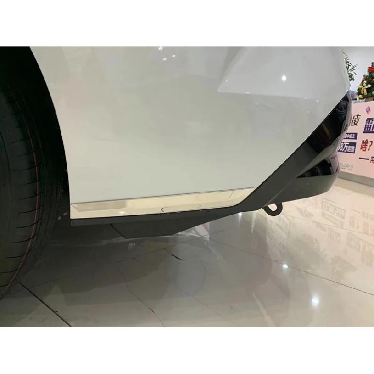 For TOYOTA Sienna (XL40) Stainless Steel Rear corner guard Rear bumper protector side corner guard