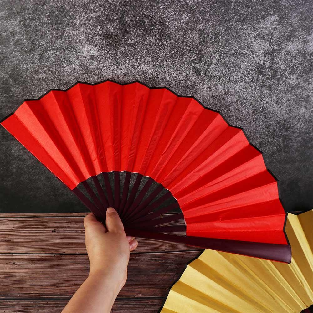 Drawing Decoration for Painting Wedding Blank Cloth Home Party Folding Fan Hand Folding Fan
