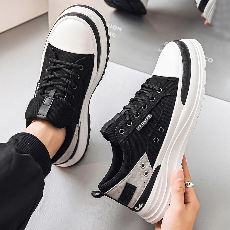 Pánské ležérní módní plátěné tenisky pro všechny sezóny, na skateboarding, pro studenty, pohodlné, pro kluky, trendy, s měkkou podrážkou, prodyšné boty