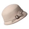 Hepburn style wool bucket hat temperament socialite felt hat autumn and winter new French elegant women's hat