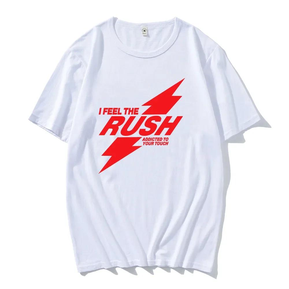 RUSH Troye Sivan T-Shirt Charli Xcx Sportmuster T-Shirt kurzärmelig Rundhals T-Shirt lässiges Damen-T-Shirt bedruckt