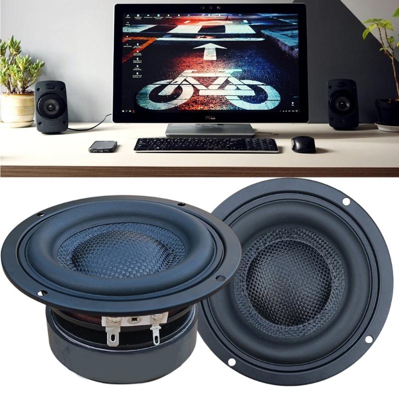 Powerful 4inch Basses Speakers 40W High Sensitivity Loudspeaker with Ventilated Frame for Efficient Heat Dissipation