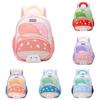 Kids Mushroom Pattern Backpack With Breathable Oxford Fabric And Double Shoulder Straps For Toddlers