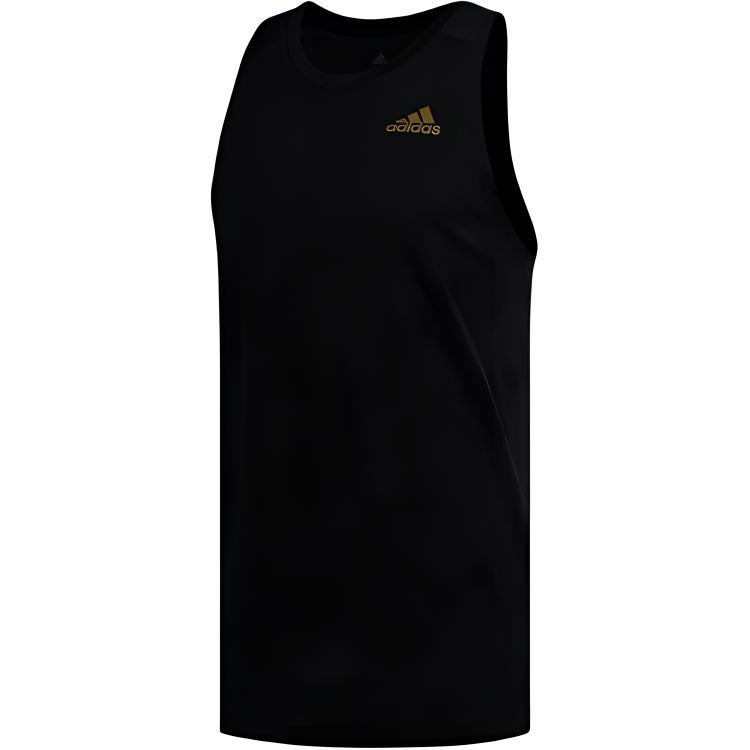adidas Tank Tops Men's Black Crew Neck Moderate CE7278
