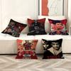 Scarface Maple Design Cushion Cover Happy Autumn Harvest Decor Holiday Decorati Pillow Cover