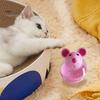 Cat Treat Dispenser Toy Large Capacity Transparent Design Mouse Shape Cat Interactive Toy Food Dispenser Treat Toy