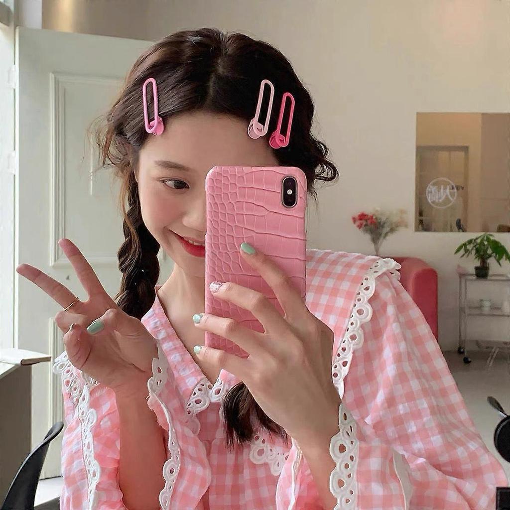 7 Pack of 21 candy color hair clips, woman side duckbill clip, one word clip, bb clip, small hair clip, kids fringe clip headdress,2024 Ping