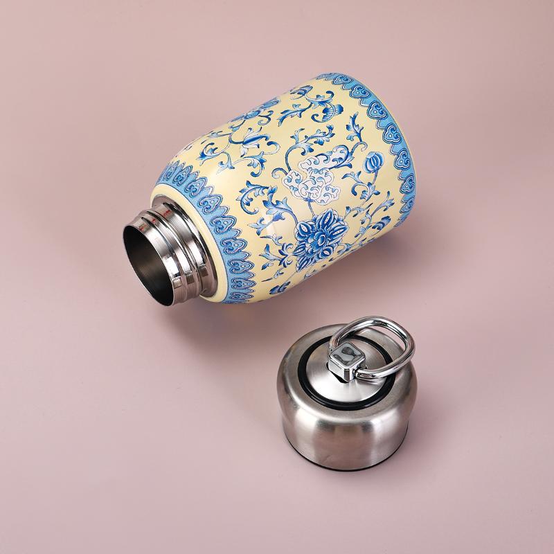 300Ml Portable Pocket Cup Insulated Cup Outdoor With Lifting Ring Double-Layer Vacuum Handy Cup Stainless Steel Insulated Cups