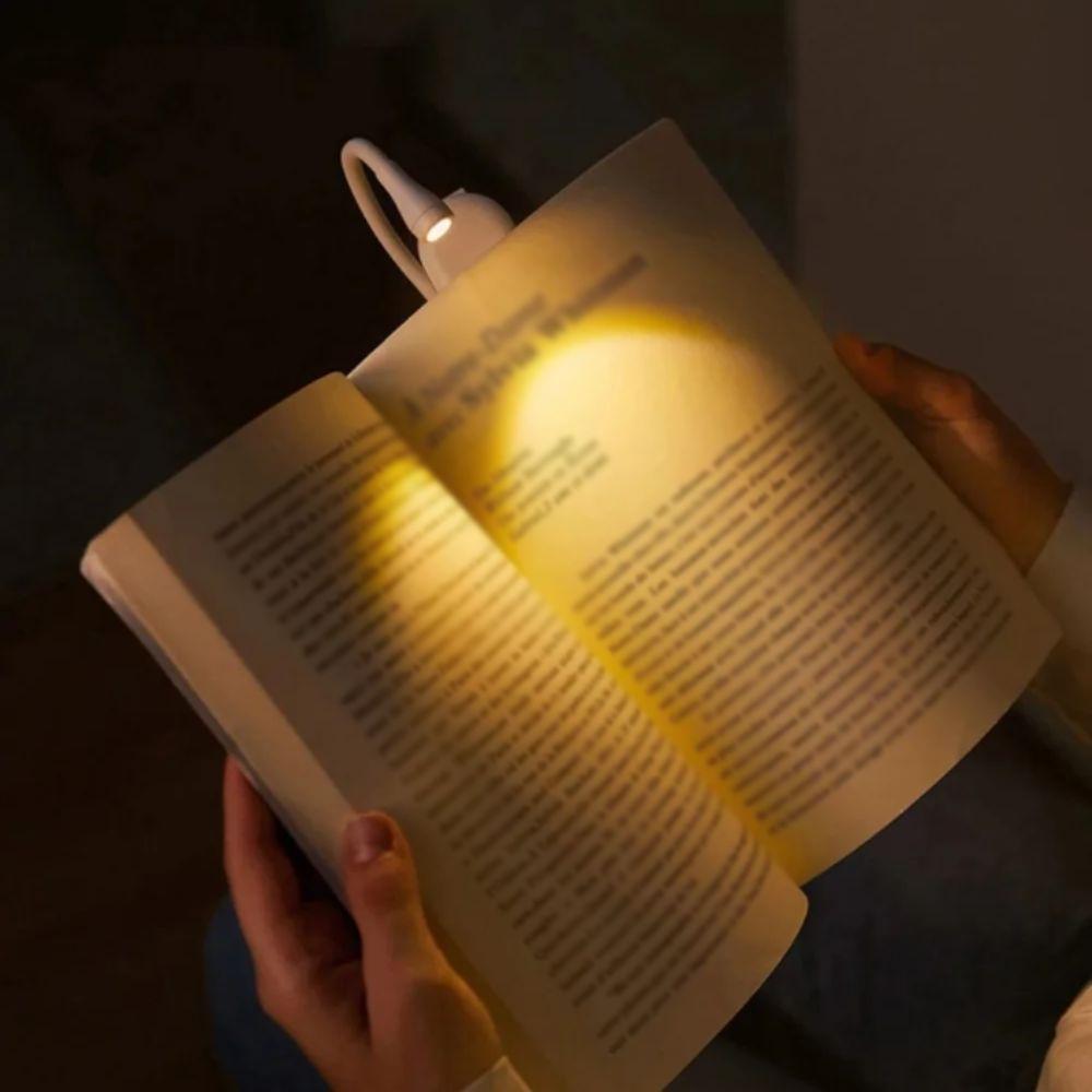 360° Flip USB Rechargeable Book Lamp Eye Protection Clip On Design LED Book Lamp Rechargeable Battery for 5V 400mAh