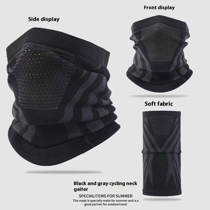 Farben Winter Atmungsaktiv Bequem Thermisch Gestrickter Schal Gesichtsbedeckung Halswärmer Fahrradfahren Radfahren Ski Schlauchschal Wandermasken