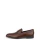 ECCO QUEENSTOWN Men's Genuine Leather Penny Loafers, 85893401482, COCOA BROWN, 25.5 Cm, 3E