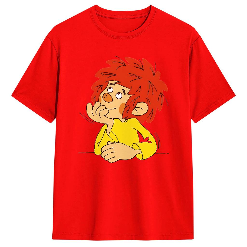 PPumuckls T Shirt Summer Streetwear TShirts Cotton Trending Tee Shirt For Unisexs Casual Tops
