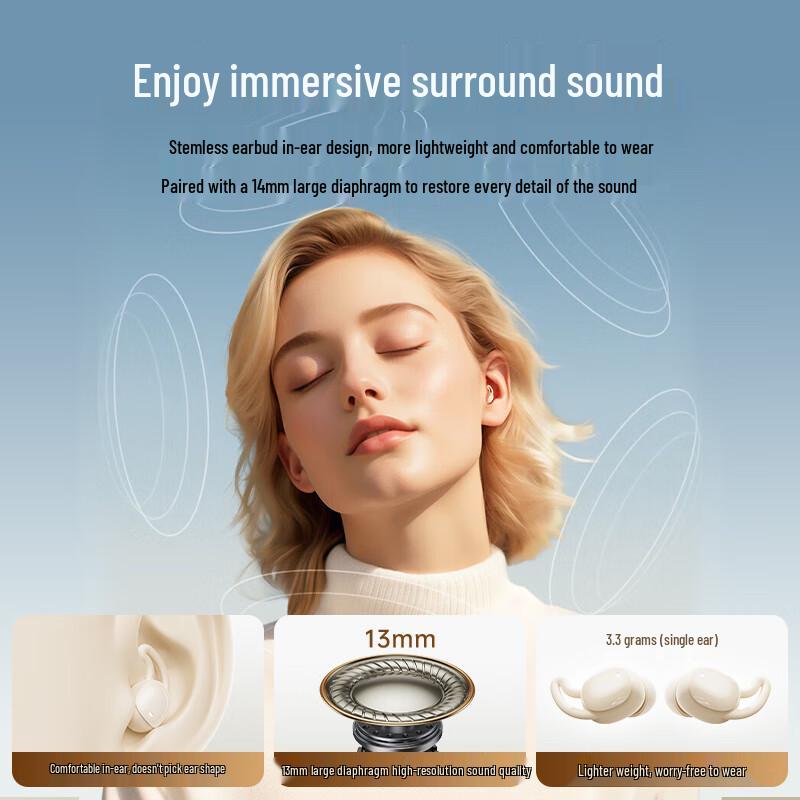REMAX SleepBuds Z3 Fones de Ouvido para Dormir com Cancelamento de Ruído Ativo