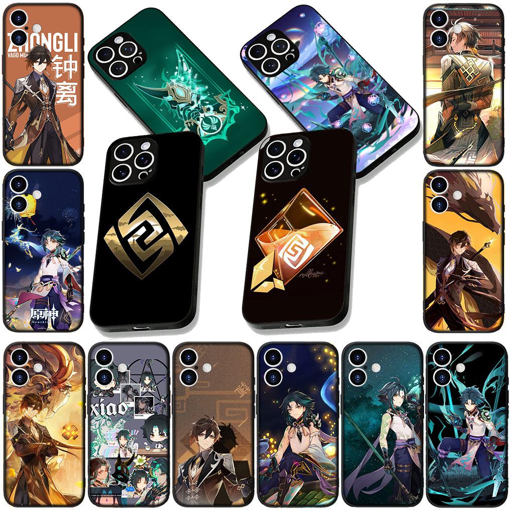 for Motorola Moto Edge 50 30 Fusion 40 NEO Ultra Pro E14 G20 E15 G35 G84 G13 G53 Case Xiao Zhong Li Genshins Impacts ZhongLi