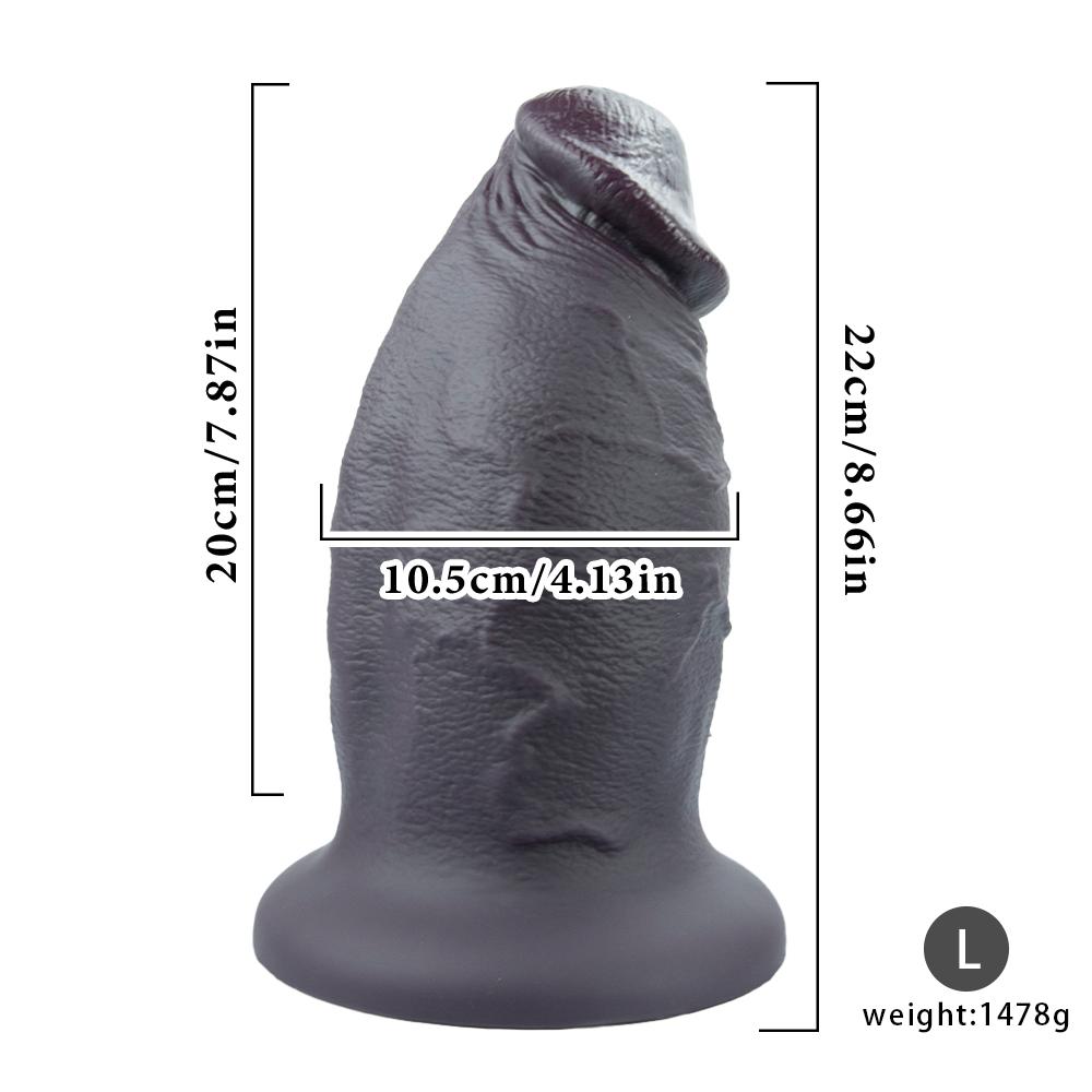 Soft Realistic Liquid Silicone Dildo Big Penis Anal Vaginal Plug Adult Masturbation Sex Toy