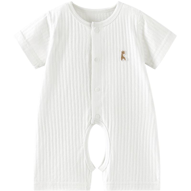 TONGTAI Baby Short Sleeve Pure Cotton Romper