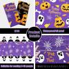 Halloween Pumpkin Ghost Spider Web Party Decoration Tablecloth Skull Candy Event Party Decoration Supplies Banner Baby Shower