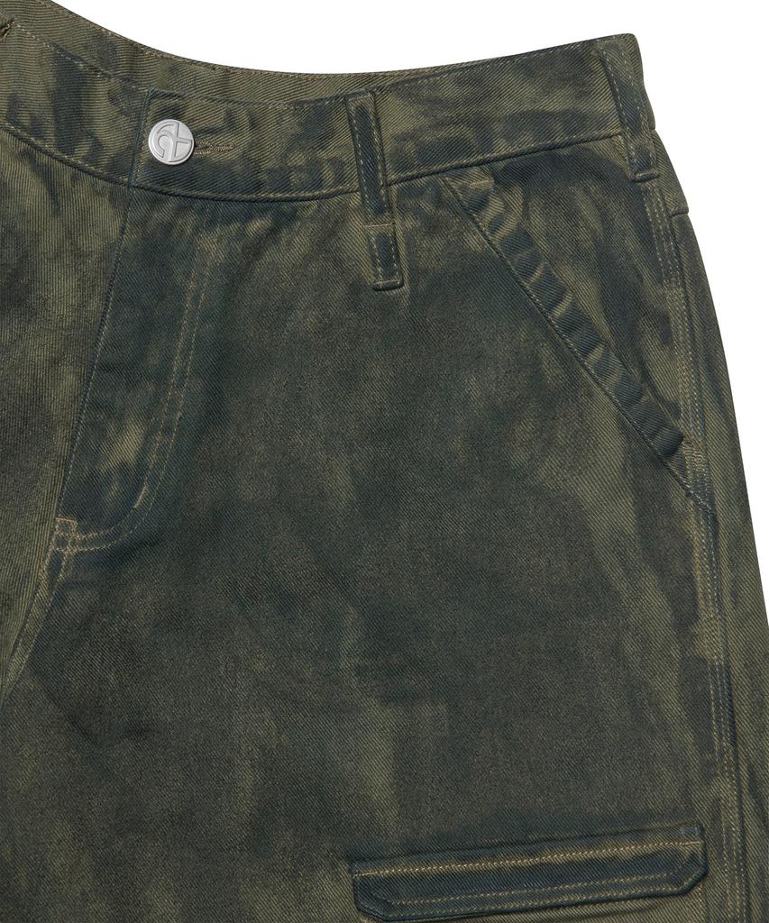 Nomaenyueol Painted Cargo Pants - Khaki
