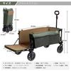 TIMBER RIDGE Outdoor Compatible with Long Convergence Load Capacity Freestanding Large Capacity Storage Pocket Carry Outdoor Camping Wagon Wagon,