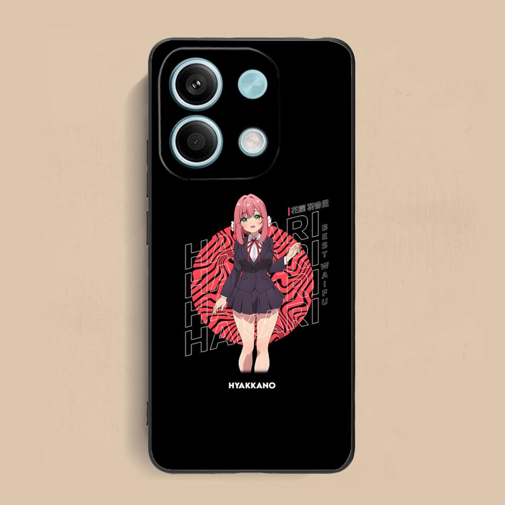 Anime Hakari Hanazono Matte TPU Mobile Phone Case for Xiaomi Redmi Note 14 13 12 11 S Pro Plus 4G 5G Colorful Printing Cover