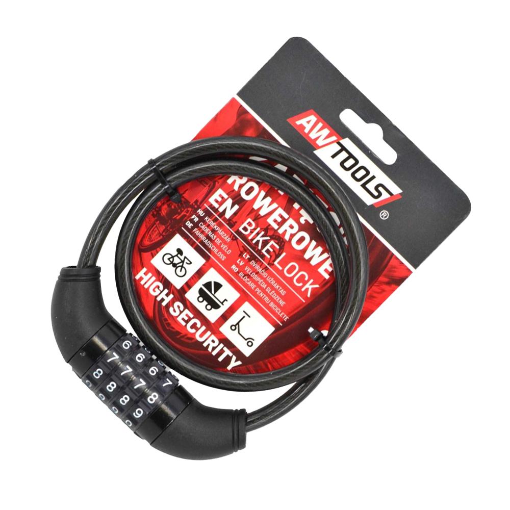 AW Tools Bike Cable Lock