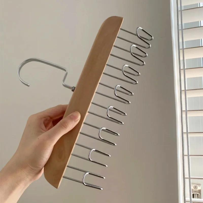 

Multi-functional Women Storage Bra Hangers Sturdy Durable Home Wardrobe Hanger Organizer Men Tie Belt Women Bra Sling Beanie цвет старого дерева