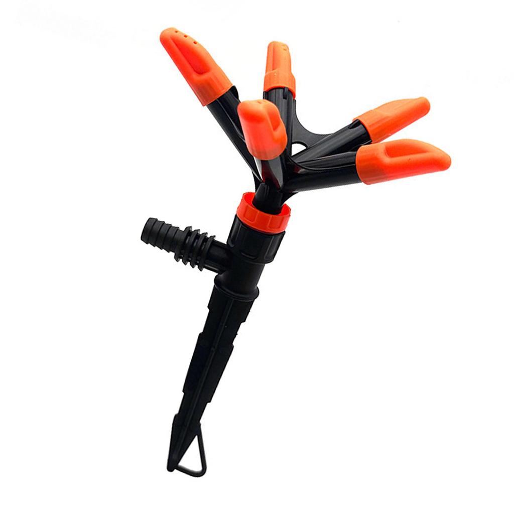 Lawn Sprinkler with 5 Outlets Easy To Use Garden Irrigation Tool Practical Irrigation Nozzle for Gardening Enthusiasts