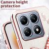 KADEM For Xiaomi 15T Case Dragonfly Kickstand TPU Flowers Glitter Phone Cover