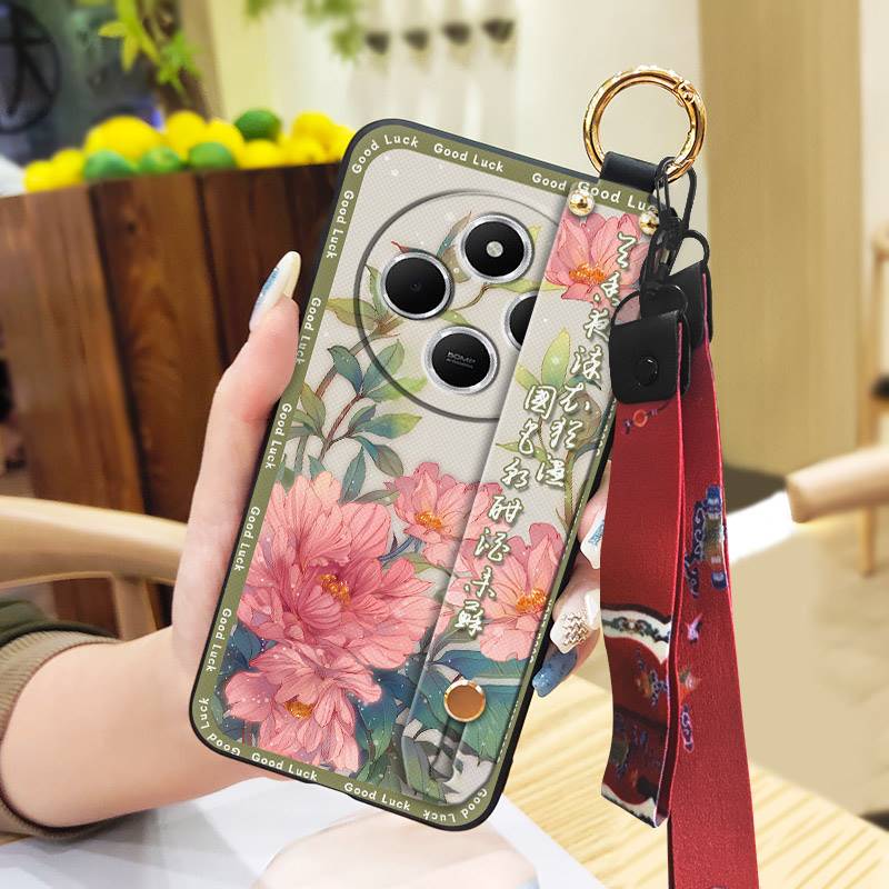 Protective Waterproof Phone Case For Redmi 14C 4G/14R 5G/A3 Pro 4G/POCO C75 Back Cover Chinese style Elderly lady Ring