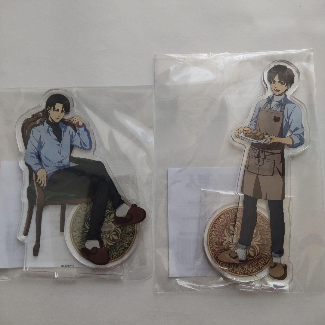 

[USED] Attack on Titan 3 o clock Getsushi Mart Acrylic Stand Levi Eren