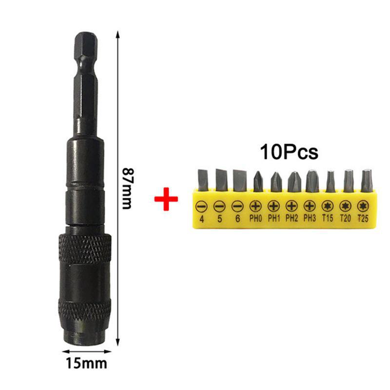 Hexagonal Handle Quick-Release Self-Locking Extension Rod - Multi-Angle Screwdriver Transfer Rod