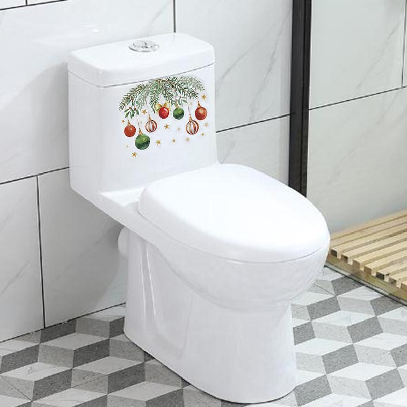 Christmas Leaf Lamp Ball Sticker Multi Functional Self-adhesive Sticker