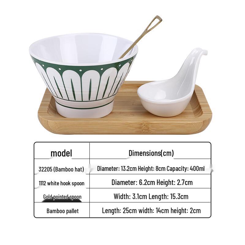 Qianxing Melamine Shaved Ice & Dessert Bowl Set
