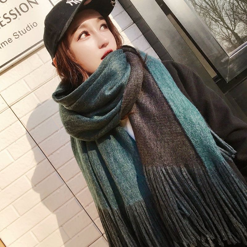 Scarf for Women Plaid Scarves Winter Warm Oversized Pashmina Tartan Scarves