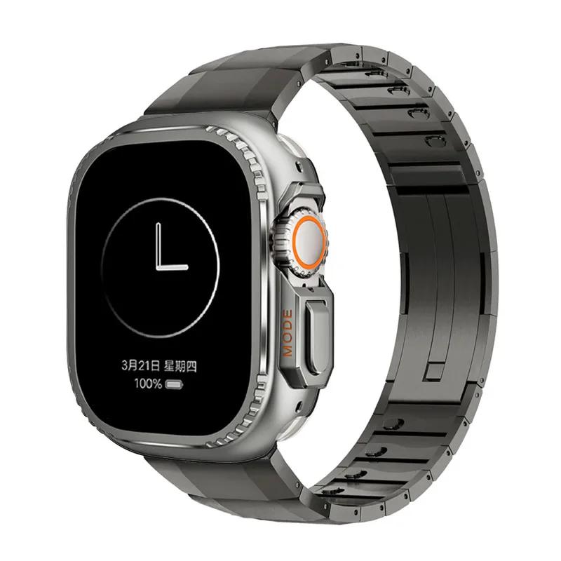 Luksusowa Stal Nierdzewna Koperta+ Pasek Do Apple Watch Seria 11/10 42mm 46 49 45 44mm Metalowy Do Iwatch Ultra3/2/1 9 8 7 6 5 4 SE3/2
