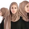 Muslim Jersey Instant Hijab Scarf For Women Femme Musulman Ready To Wear Hijabs Underscarf Cap And Headscarf Two In One