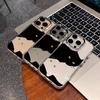Black And White Cat Phone Case For Iphone 17 15 Pro Max 14 11 Plus 12 13 16 17E 16E Transparent Sturdy Bumper Cover Fundas