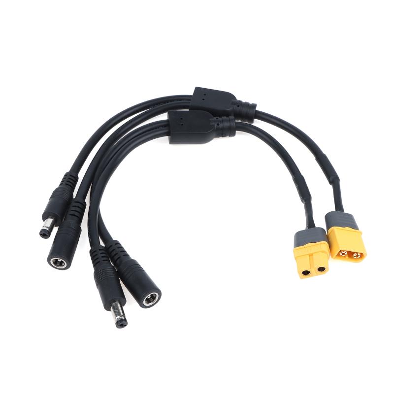 XT60 Stecker auf DC5521 Splitterkabel 1 zu 2 DC 5.5X2.1 Stecker Buchse 0.75 Quadrat Millimeter Draht 19V 24V Netzkabel Adapter