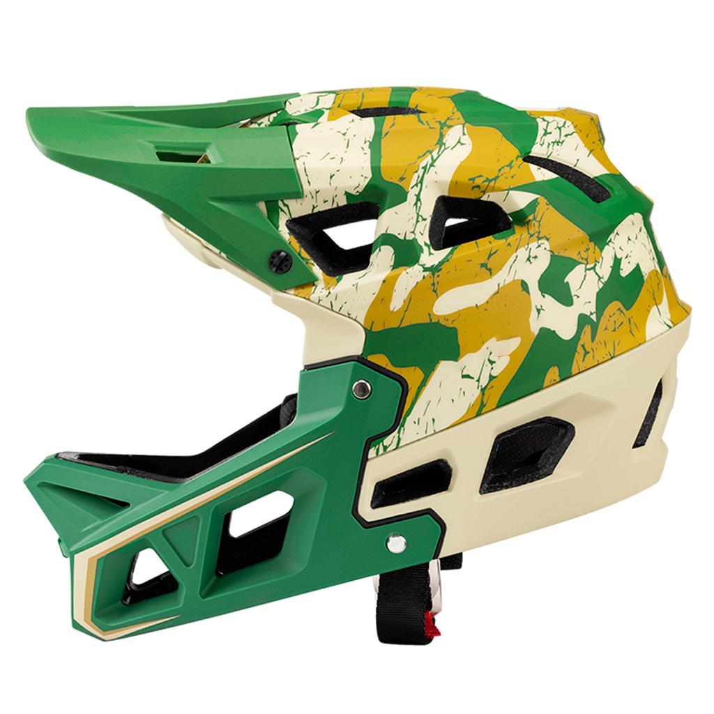 Fullface Mountainbike-Helm für Erwachsene, Racing Downhill MTB-Helm für Männer/Frauen, Mountainbike-Helm für Erwachsene mit Visier, über 31 Belüftungsöffnungen