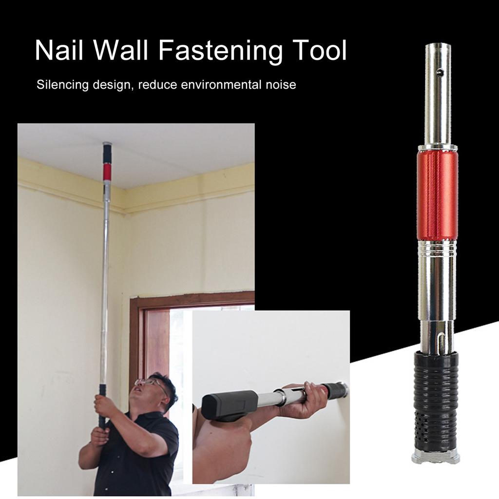 Nail Wall Fastening Tool Adjustable Efficient Noiseless Portable Concrete Mini Nailer Tool for Woodworking Household