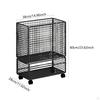 Rolling Yoga Mat Storage Rack Home Gym Equipment Holder for Indoor Outdoor