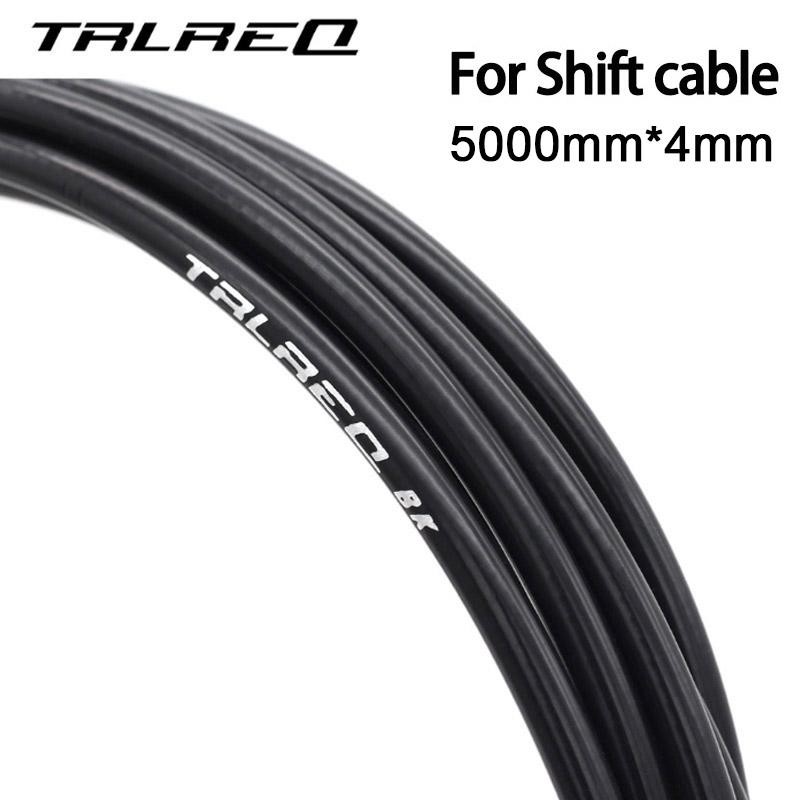 5m Bicycle Shifting Cable Tube Case MTB Bike Brake Cable House Wire Tube Cycling Shift Brake Inner Cable House shift cable-black