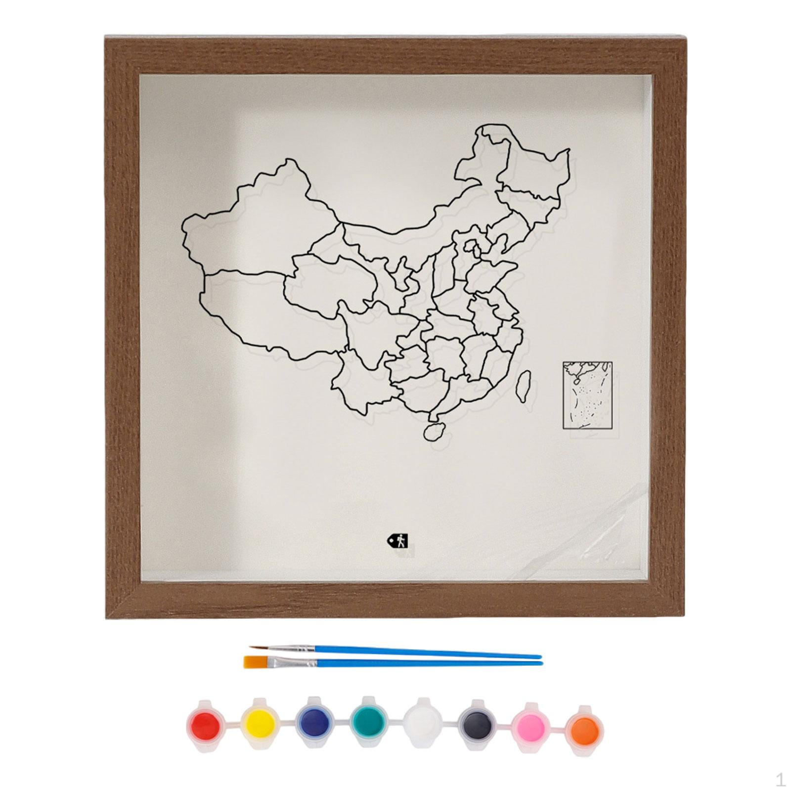

Shadow Box Frame Keep Sake Home Decor Multi Purpose Display Case for Movie Sporting Events brown 15x15cm