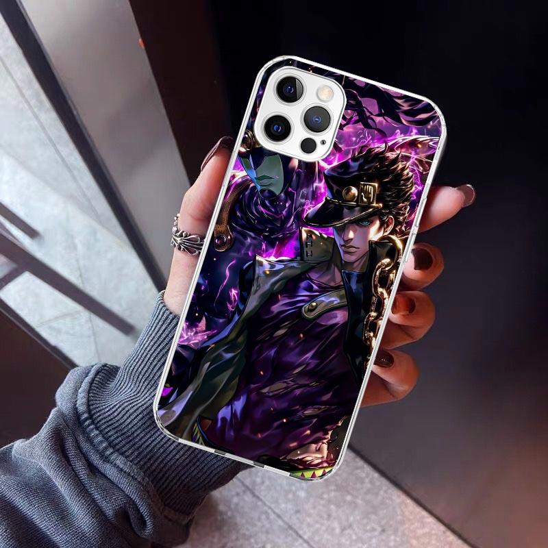 JoJo's Bizarre Adventure Cool Phone Case For iPhone 17 Air 11 13 Mini 14 15 Plus 16 12 Pro Max 16E SE 7 8 Pattern Soft TPU Back