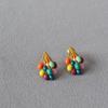 Original Macaron Fashion Colorful Balloon 925 Silver Needle Stud Earrings for Women