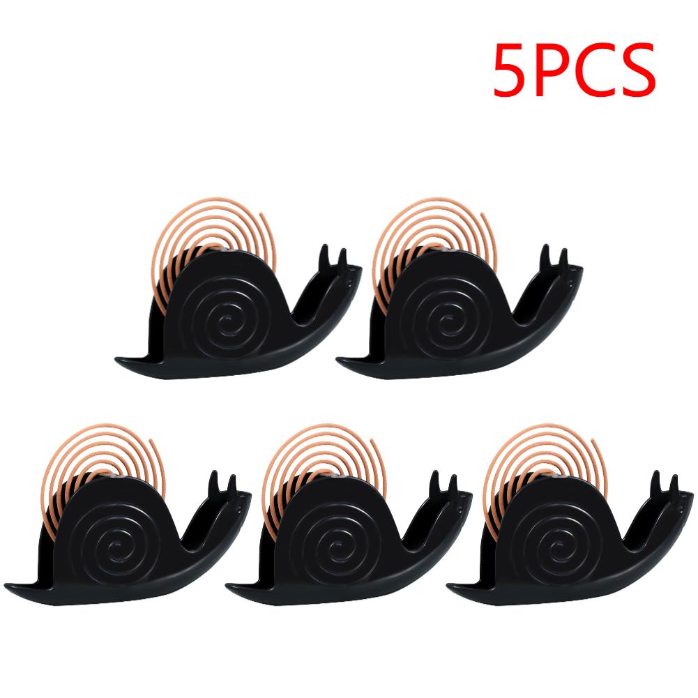 4-20PCS Snail Shape Incense Holder Fireproof Mosquito Coil Burner Household Mosquito Coil Holder for Home Bedroom Decoration