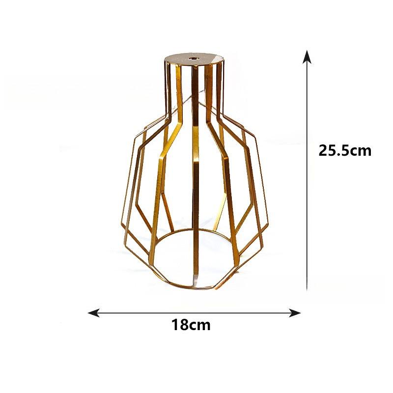 Retro DIY Iron Lampshade Light Guard Iron Bell E27 Bulb Proetctor Ceiling Hanging Lamp Cover Metal Wire Cage Industrial Style
